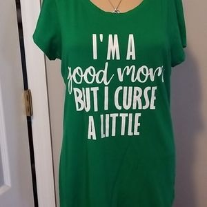 Green mom tshirt